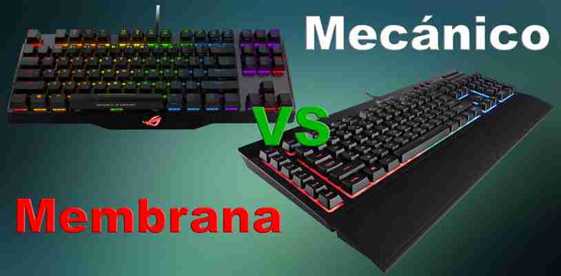 Teclado mecánico vs membrana: ¿Cuál es mejor? ?